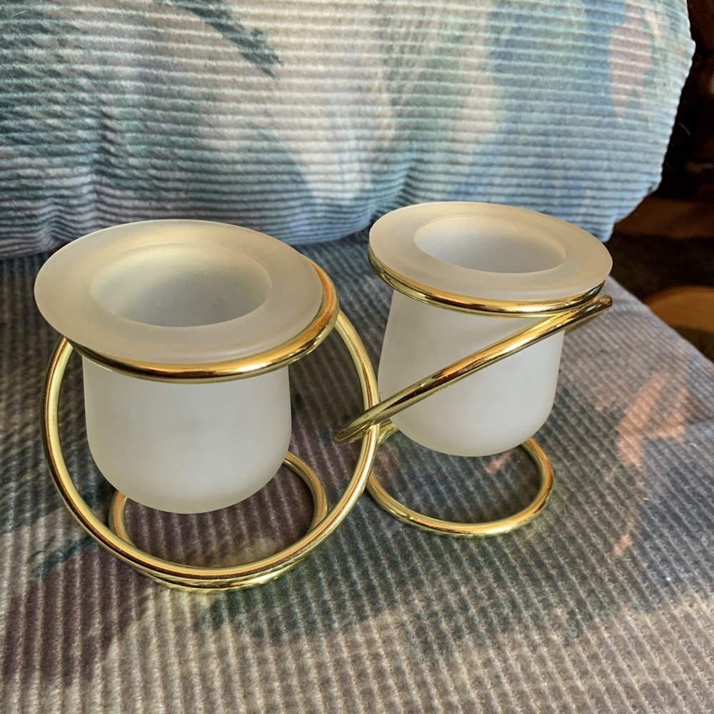 Infinity candle holders from Partylite